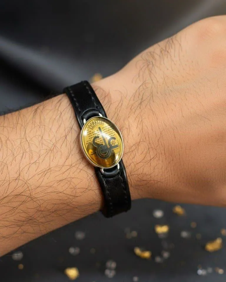 دستبند نقره حدید